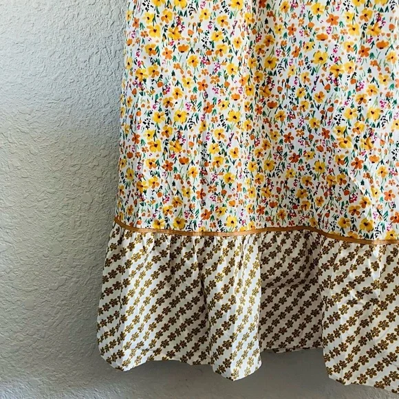 Lost & Wander Spring Sunrise Midi Dress NWT - Picture 7 of 16